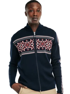 Dale of Norway Tindefjell Men's Merino Wool Jacket Marine Discount