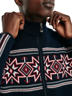 Dale of Norway Tindefjell Men's Merino Wool Jacket Marine Discount