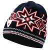 Dale of Norway Tindefjell Unisex Merino Wool Hat Navy Offwhite Raspberry Cheap