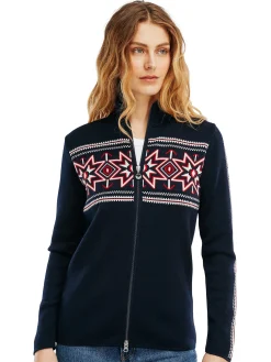 Dale of Norway Tindefjell Women's Merino Wool Jacket Navy Best Sale