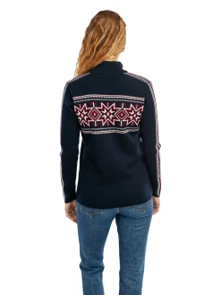 Dale of Norway Tindefjell Women's Merino Wool Jacket Navy Best Sale