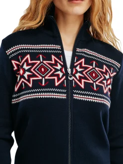 Dale of Norway Tindefjell Women's Merino Wool Jacket Navy Best Sale