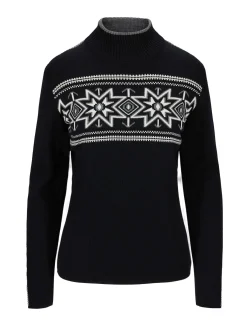 Dale of Norway Tindefjell Women's Sweater - Merino Black Sale