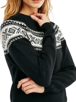 Dale of Norway Vagsoy Women's Wool Sweater Black Offwhite Online