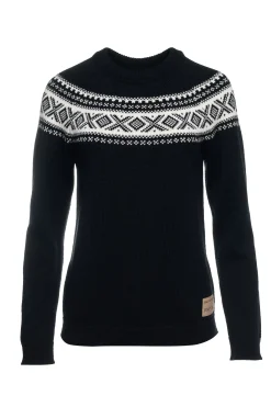 Dale of Norway Vagsoy Women's Wool Sweater Black Offwhite Online