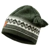 Dale of Norway Vail Hat - Norwegian Wool Dark Green Offwhite Carcoal New