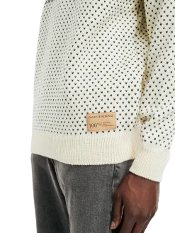 Dale of Norway Valloy Men's Wool Sweater Offwhite Black Online