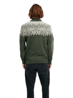 Dale of Norway Winterland Men's Merino Wool Sweater Dark Green Fashion