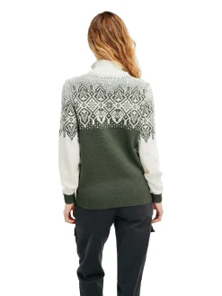Dale of Norway Winterland Women's Merino Wool Sweater Dark Green Sale