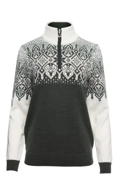 Dale of Norway Winterland Women's Merino Wool Sweater Dark Green Sale